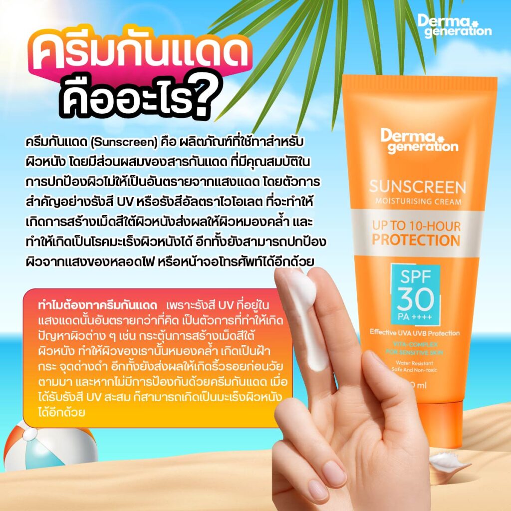 ครีมกันแดด