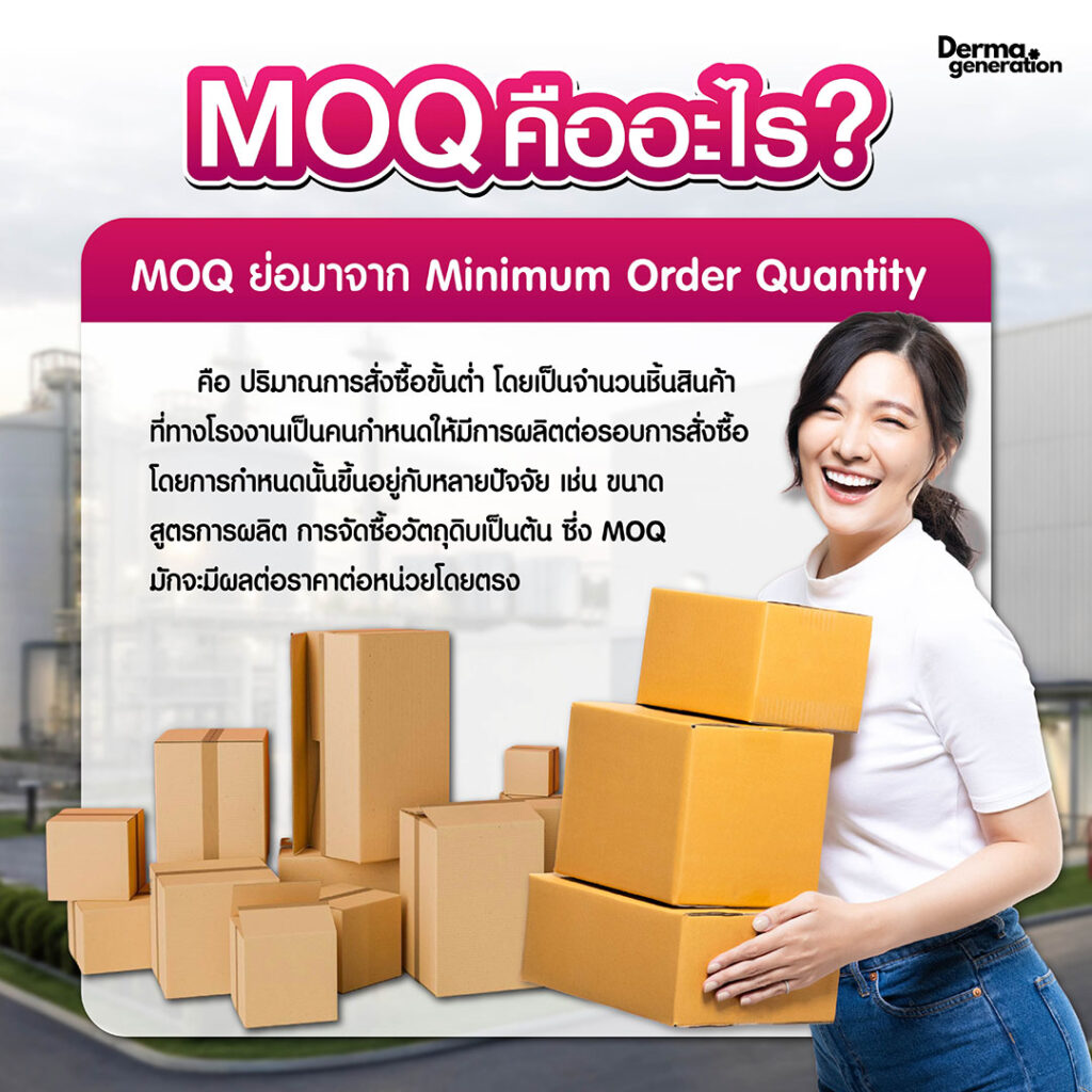 ความหมาย Minimum Order Quantity