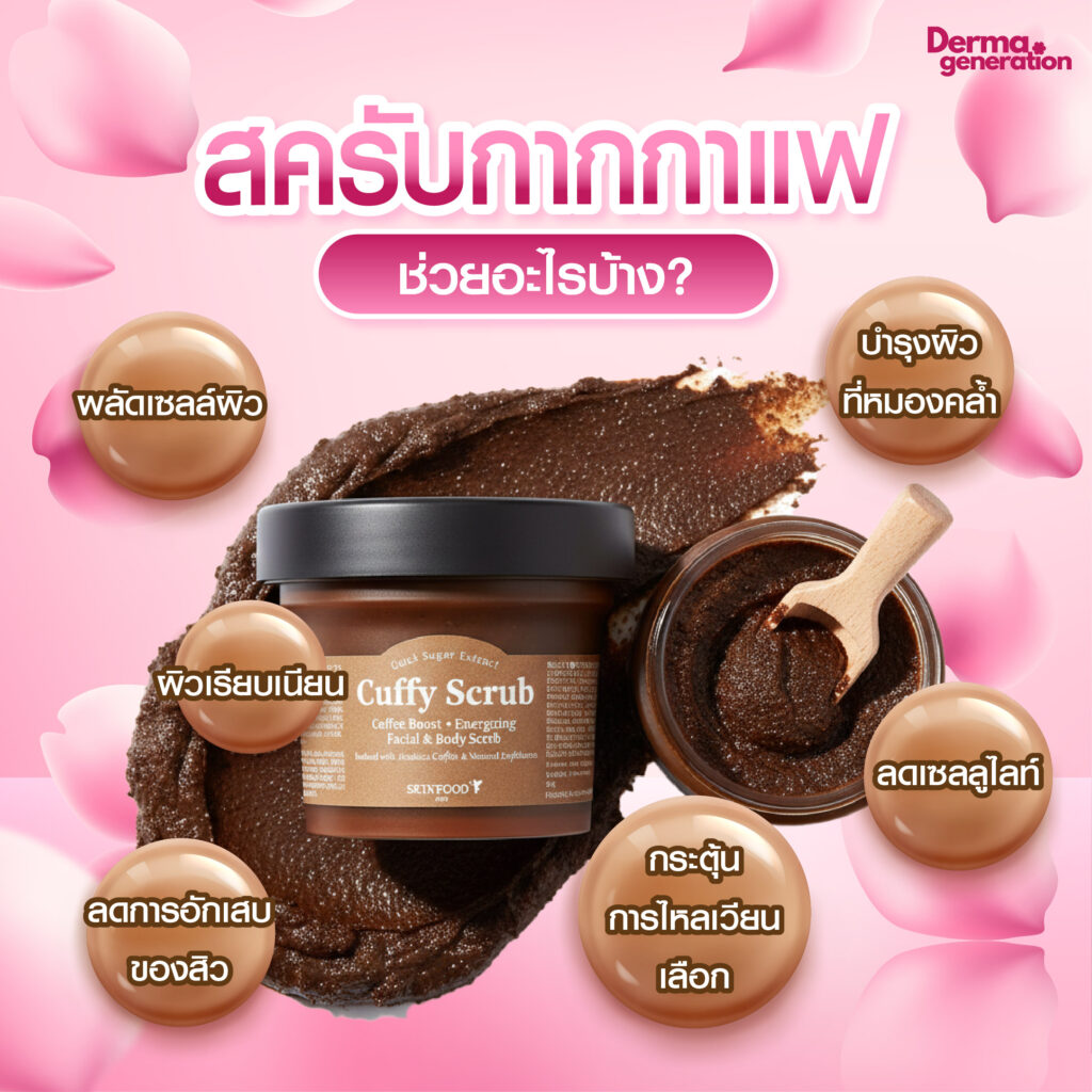 ประโยชน์สครับกากกาแฟ