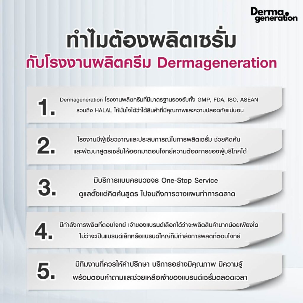 ผลิตเซรั่มทําเซรั่ม แบรนด์ตัวเอง กับโรงงานรับผลิตเซรั่ม ดีอย่างไร