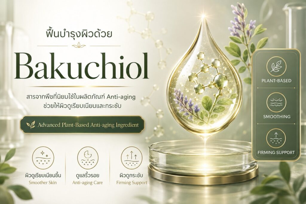 Bakuchiol คืออะไร? สารสำคัญจากพืชเพื่อดูแลริ้วรอย