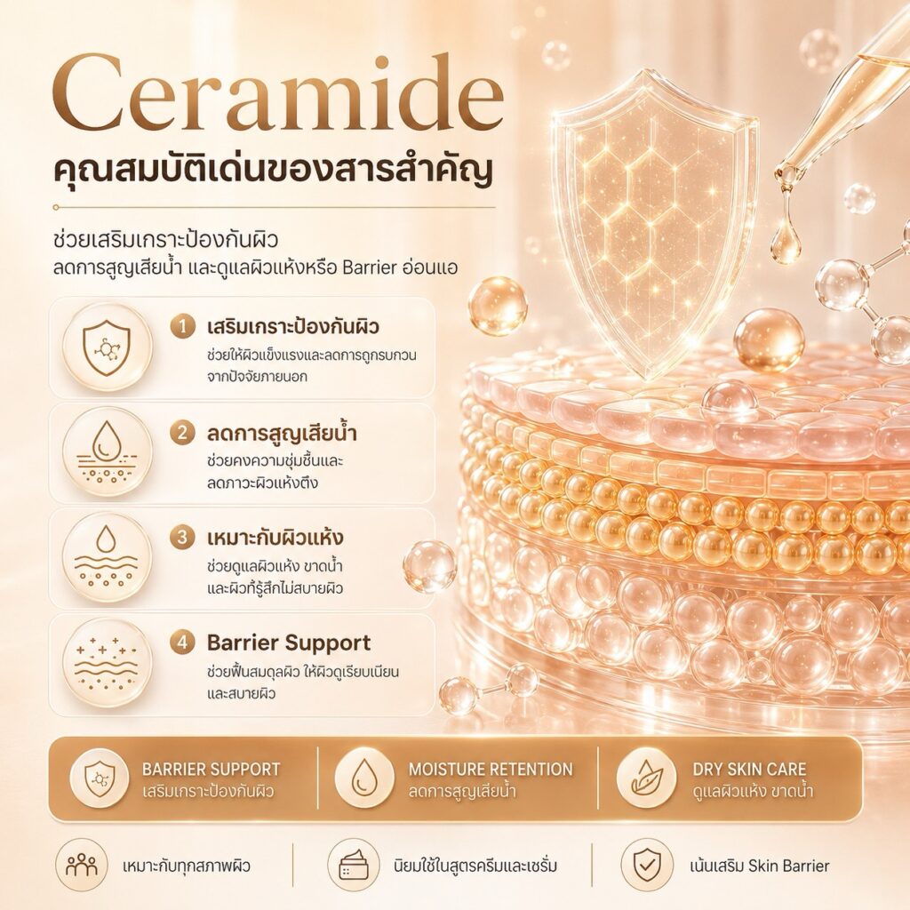 จุดเด่น ceramide
