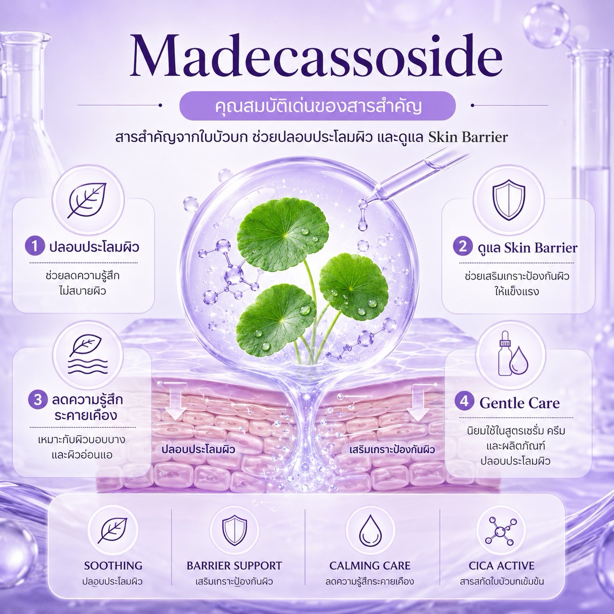 ประโยชน์ Madecassoside